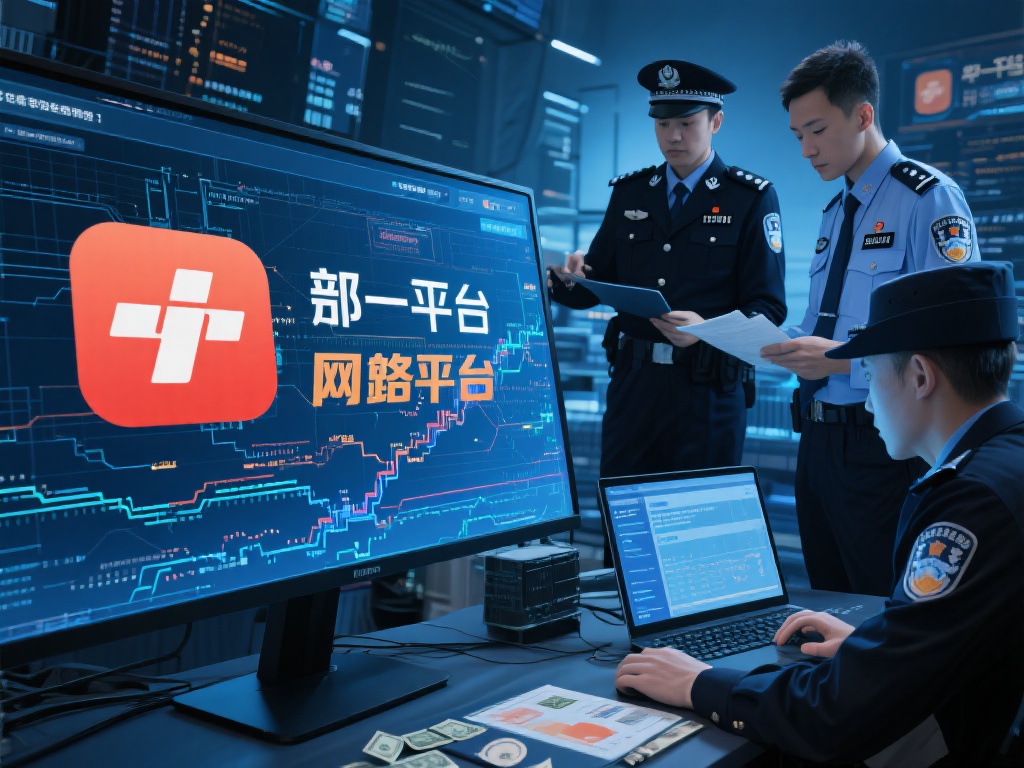 当某些网络平台被怀疑存在违法行为时，执法部门往往会